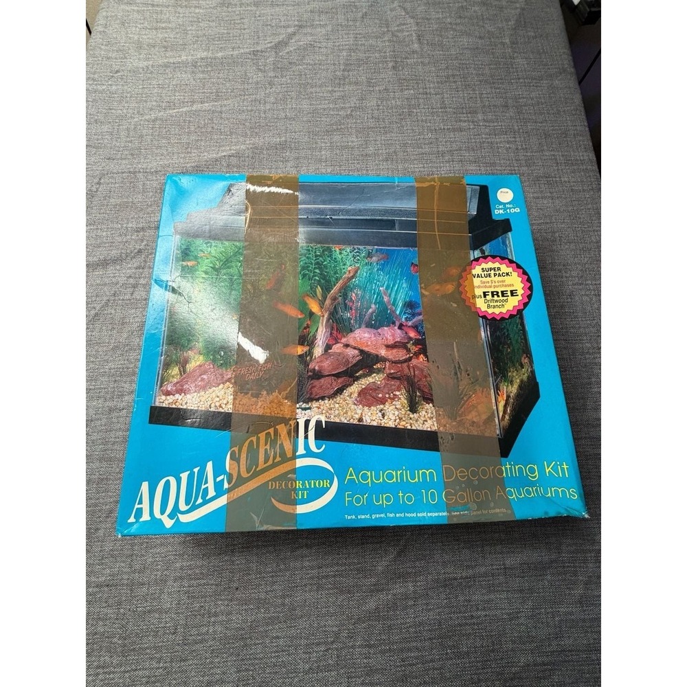 Vintage Penn-Plax Aqua-Scenic Decorator Kit for 10 Gallon Aquarium